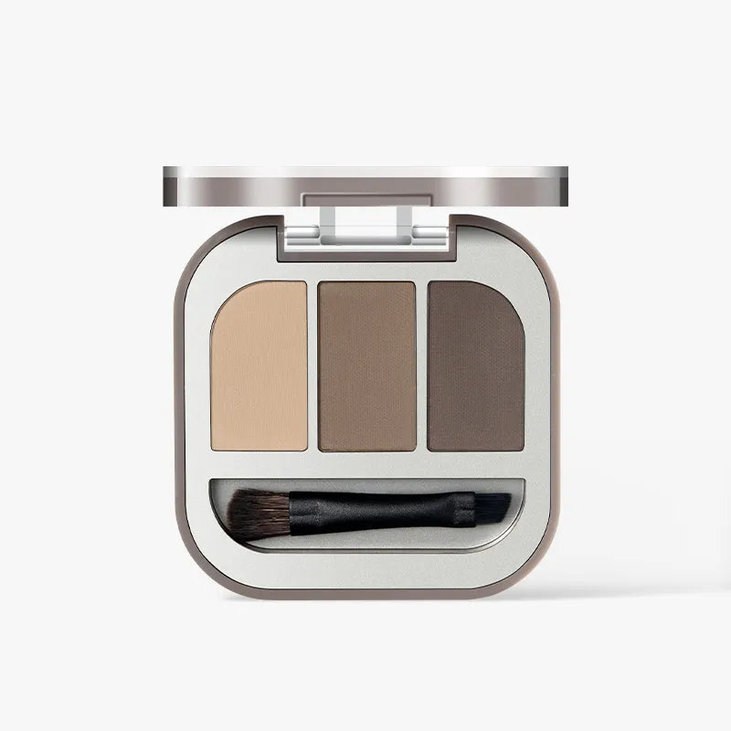 Judydoll-3 Shade Eyebrow Powder Waterproof 3D Effect