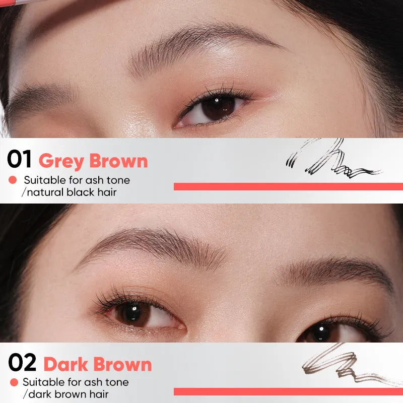 Dual-ended Triple-Prong Liquid Brow Pen