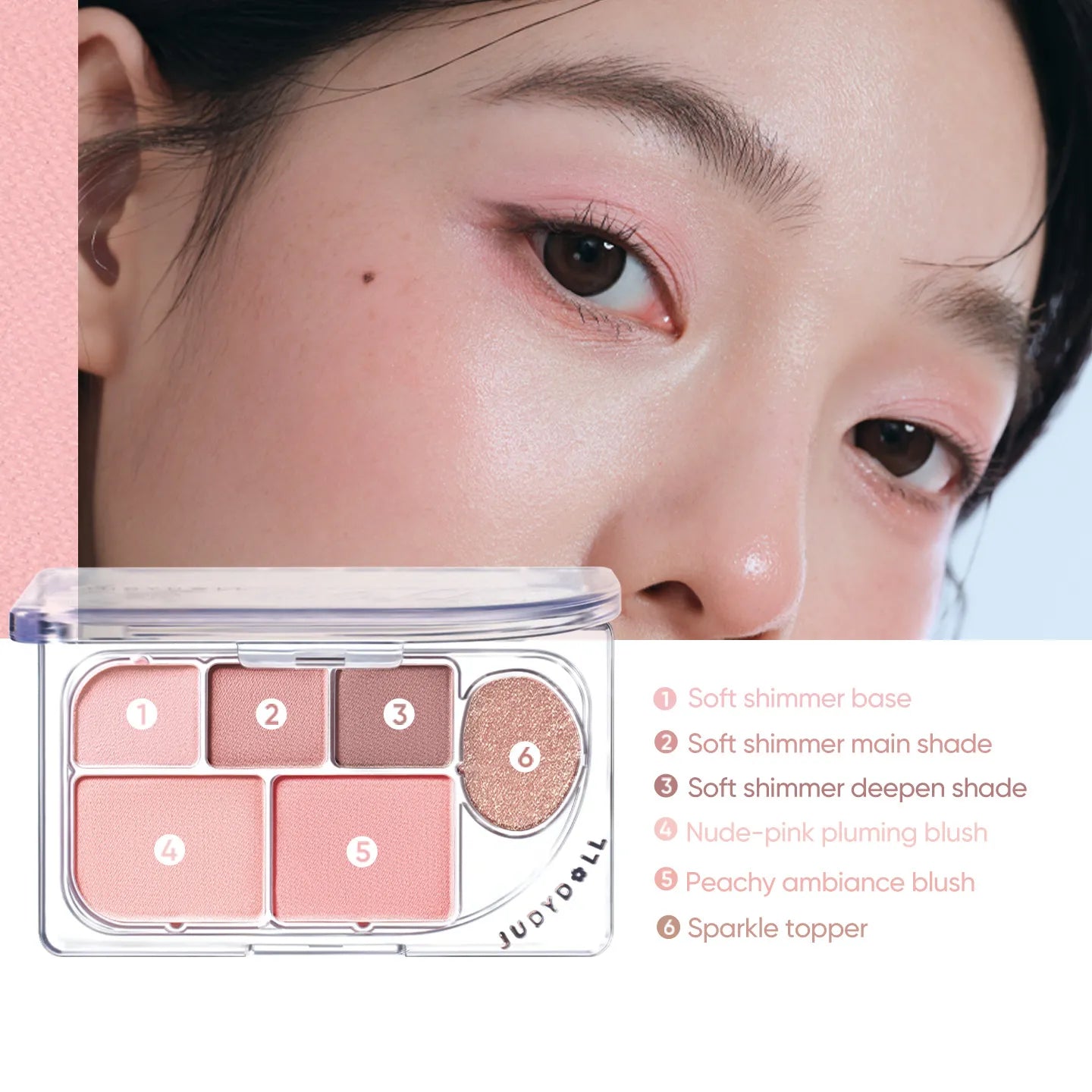 Dew-Shine 6-Color Palette — Holiday Limited Edition