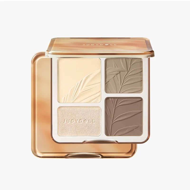 2 IN 1 Highlighter Contour Palette