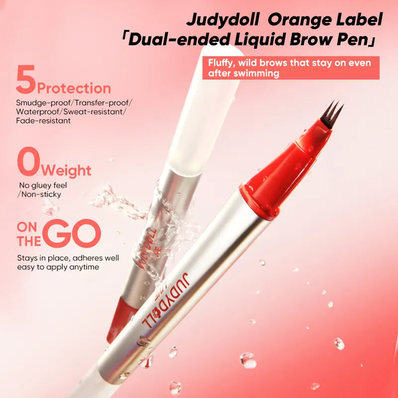 Dual-ended Liquid Brow Pen