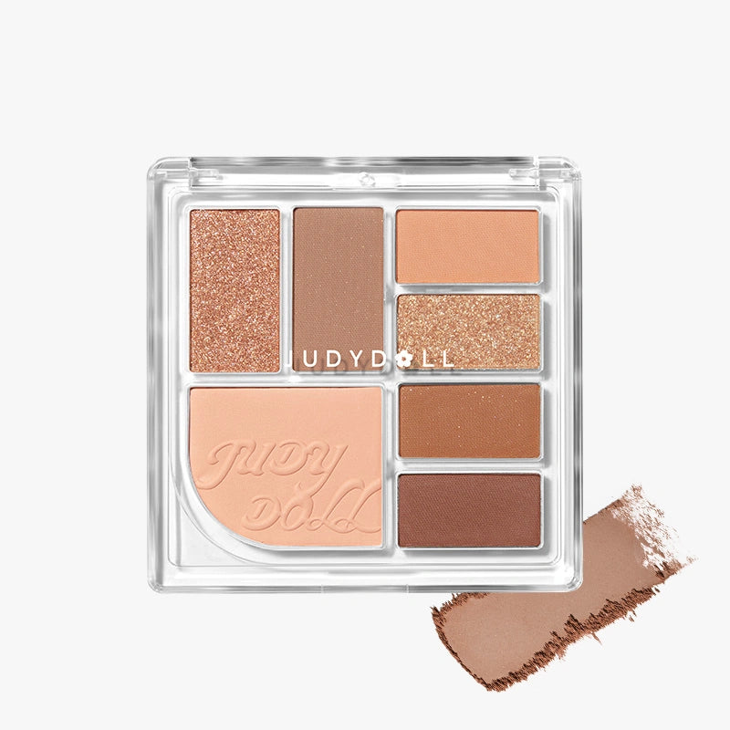 Judydoll Play Color ALL-IN-ONE Palette #02 Orange Brown