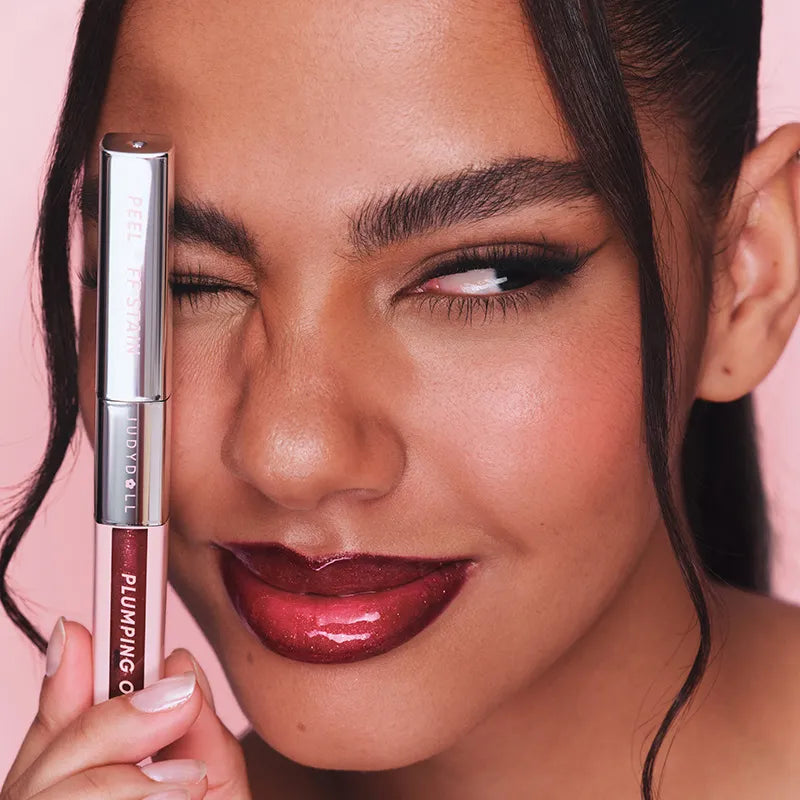 Peel Off Stain and Plumping Oil Duo
