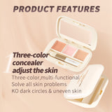 Three-Shades Concealer Palette #01 Full Coverage