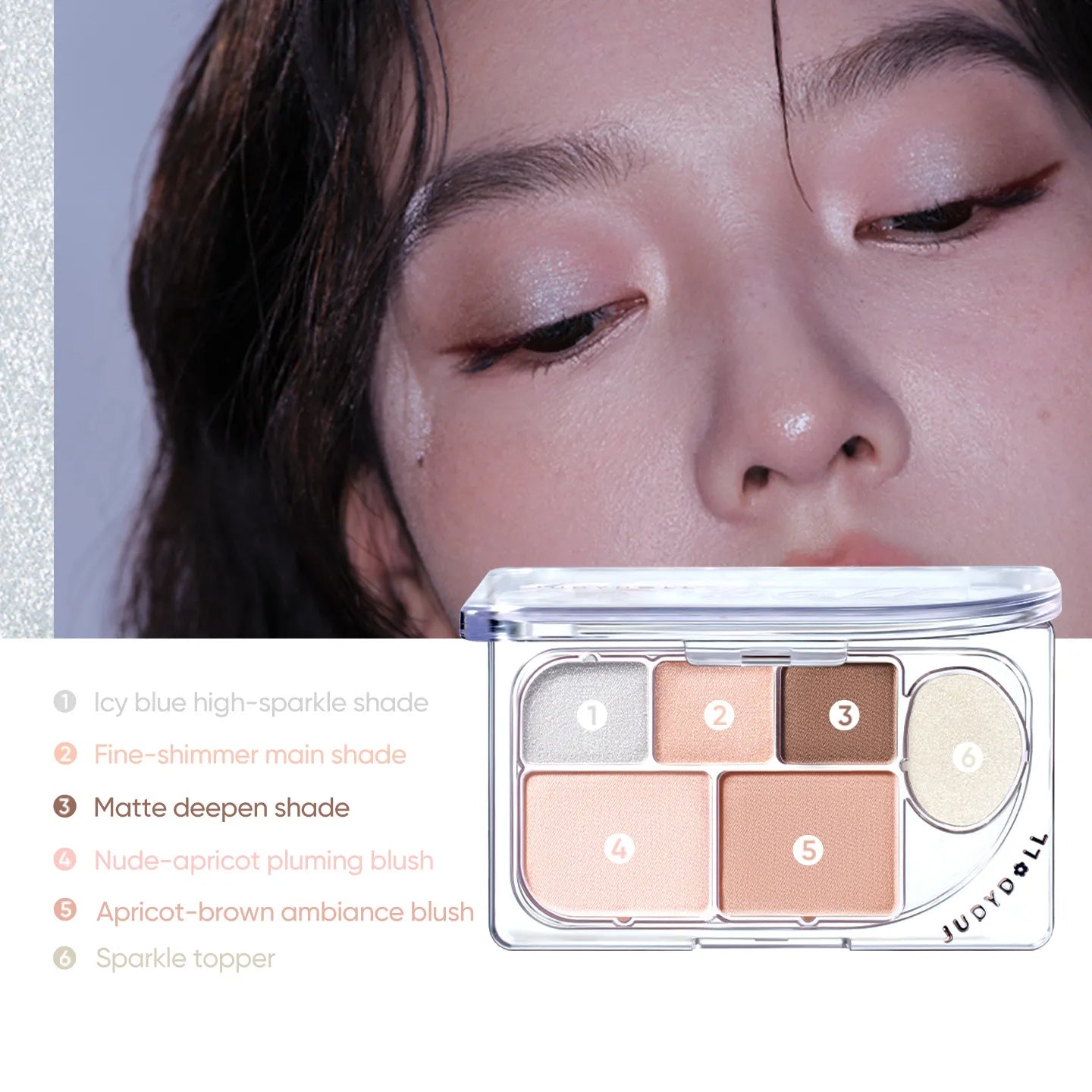 Dew-Shine 6-Color Palette — Holiday Limited Edition