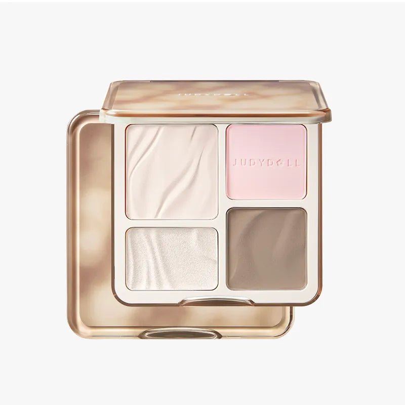 2 IN 1 Highlighter Contour Palette