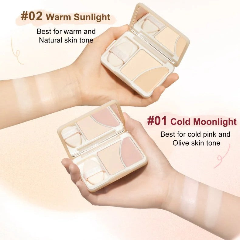 Dual-Color Highlighter Palette