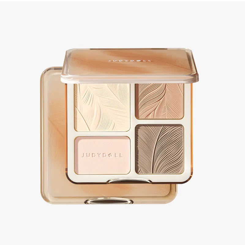 2 IN 1 Highlighter Contour Palette