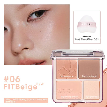 2 in 1 Blush Highlight Palette