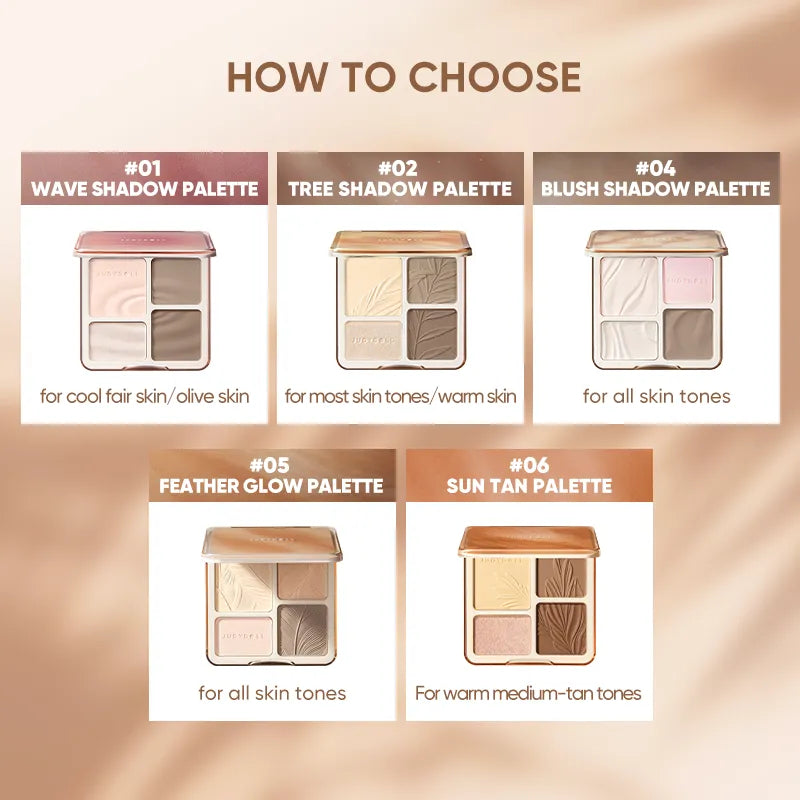 Palette contouring et illuminateur 2 en 1 