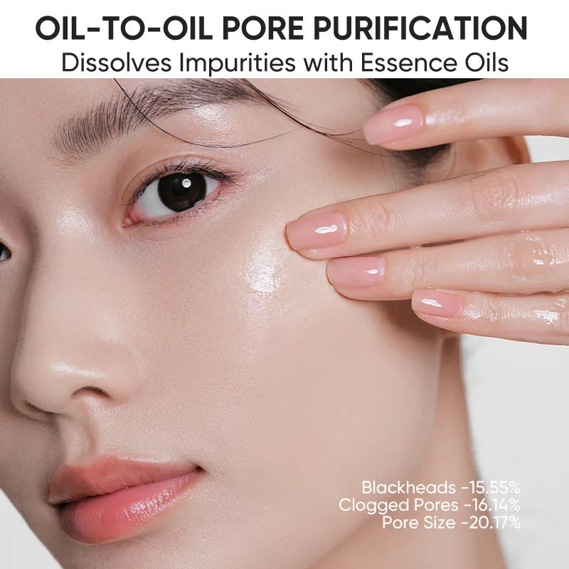 Gentle cleansing oil for dry, sensitive skin. Instantly melts makeup in 5s, purifies pores, hydrates, and leaves a fresh woody truffle scent.