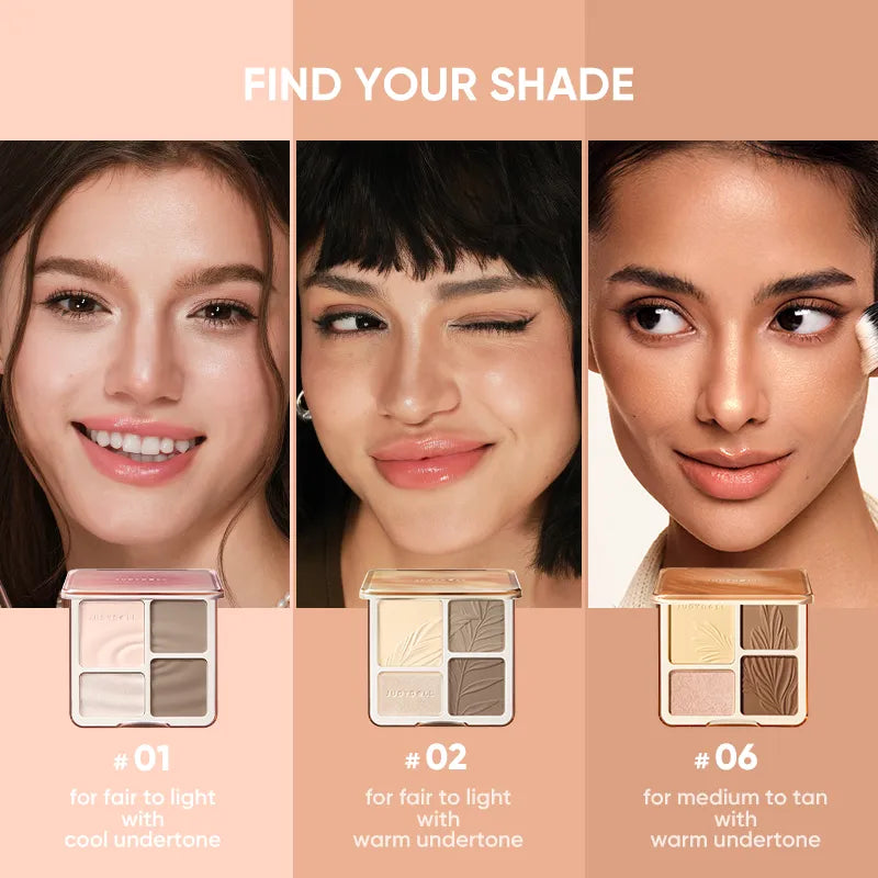 Palette contouring et illuminateur 2 en 1 