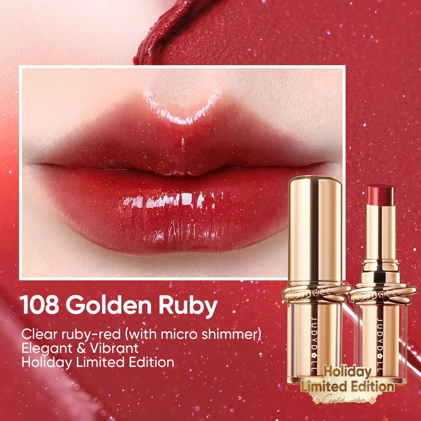 Stay Shine Lipstick— Holiday Limited Edition