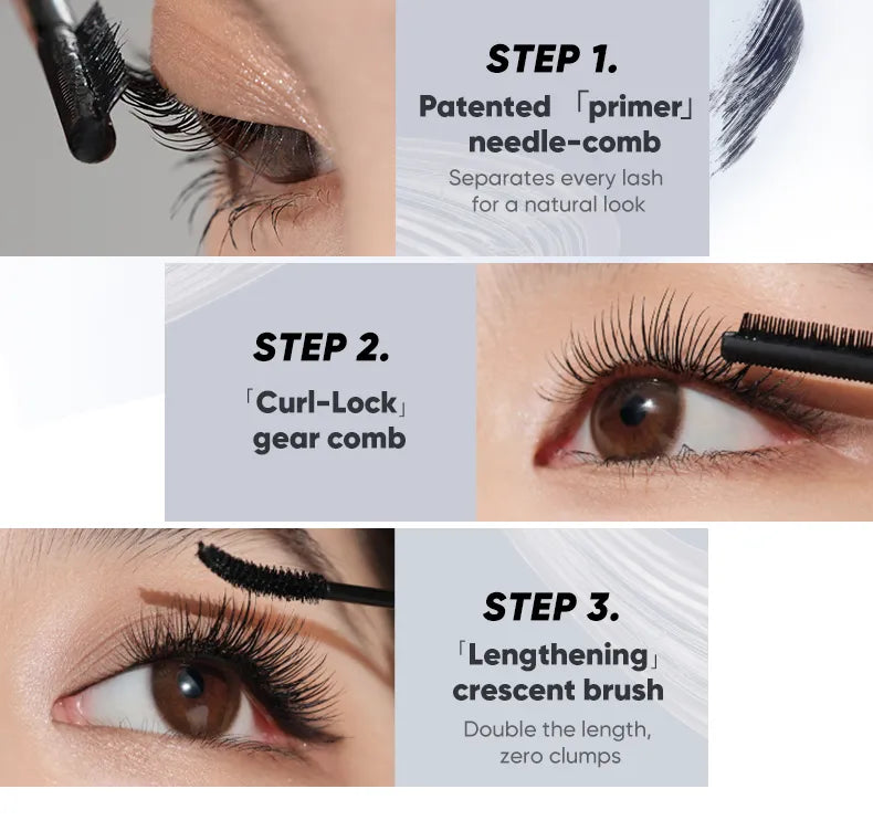 Dúo de máscaras de pestañas Volume &amp; Curling 