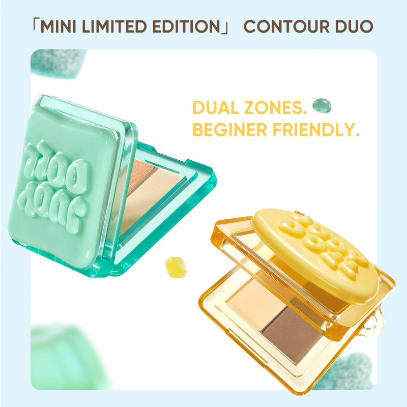 Judydoll Mini 2 IN 1 Highlighter Contour Palette