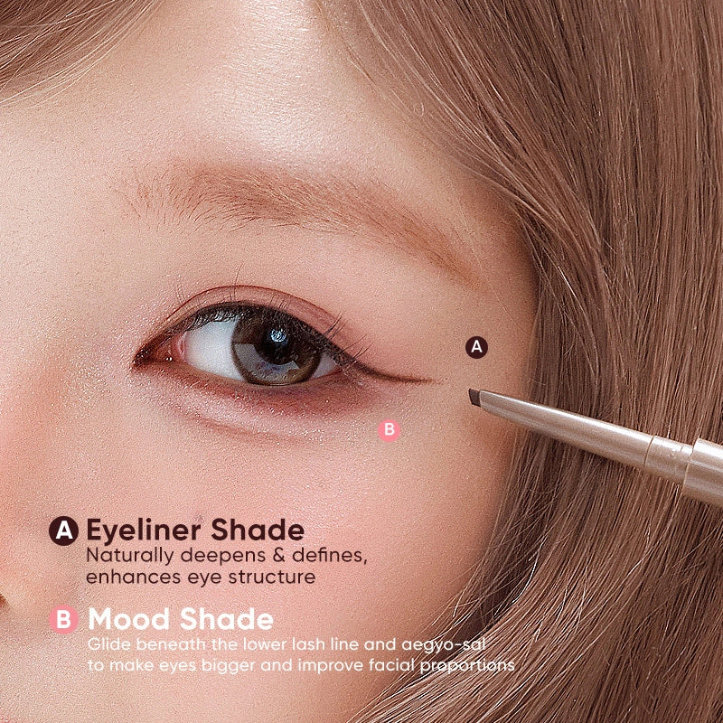 Dual-Color Gel Eyeliner Pencil