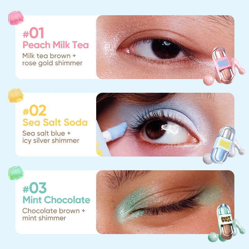 Judydoll Mini Hard Candy Dual-Ended Liquid Eyeshadow