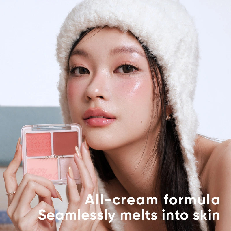 2 in 1 Blush Highlight Palette