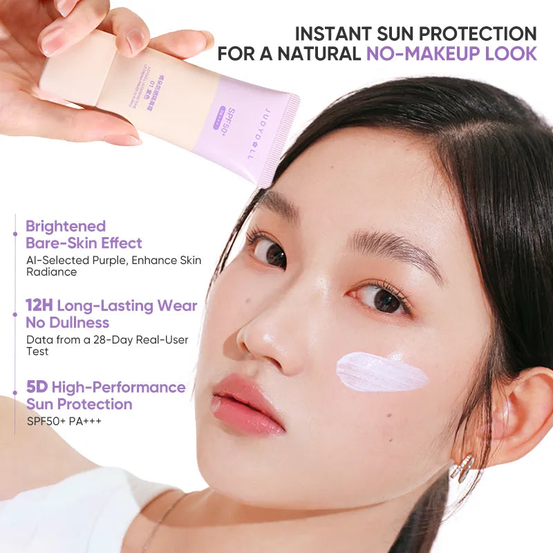 Base de crème solaire à pansement violet