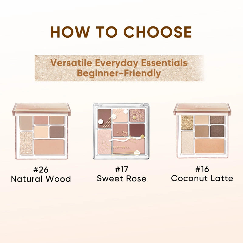 Judydoll Play Color ALL-IN-ONE Palette Shade Guide