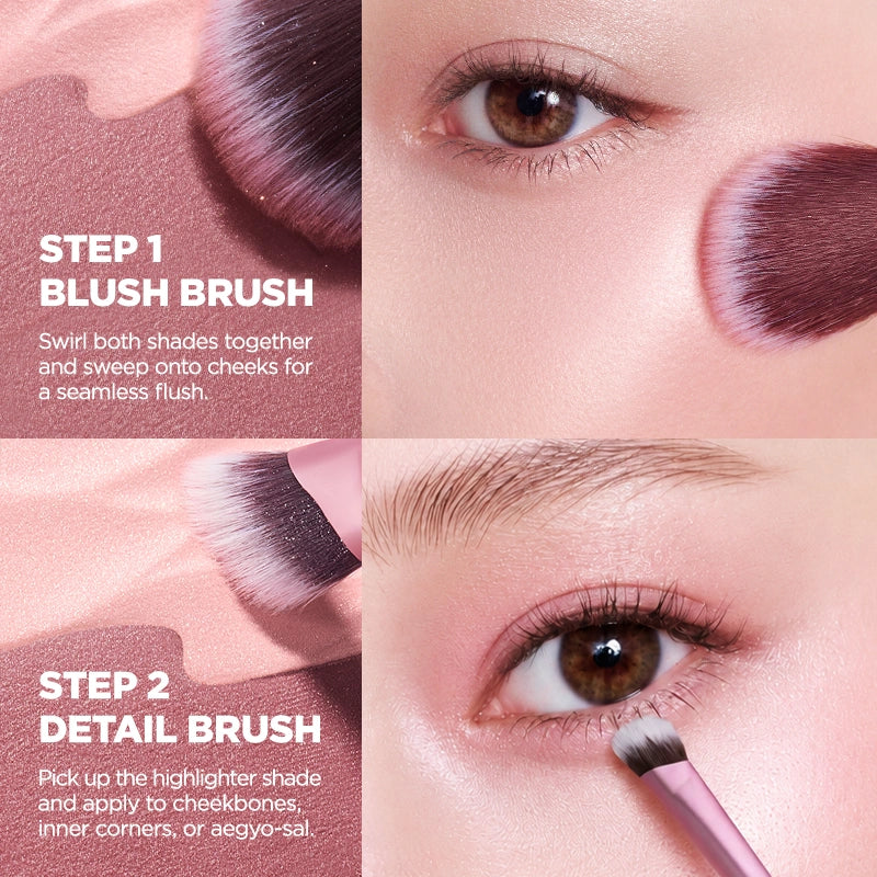 Judydoll Satin Glow Blush Application Methods