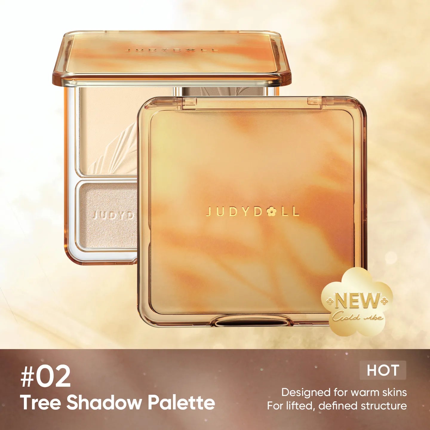 2 IN 1 Highlighter Contour Palette — Holiday Limited Edition