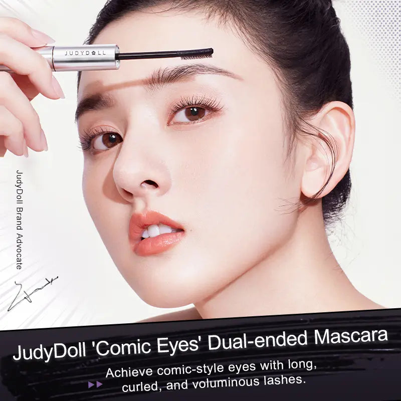 Judydoll - 3D Curling Eyelash Iron Mascara - Curly (2 Colors)