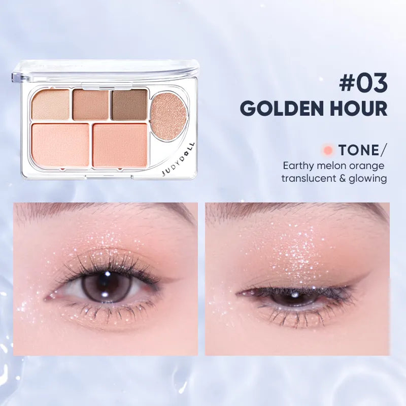 Judydoll DEW-SHINE 6-COLOR PALETTE