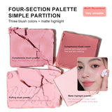 2 in 1 Blush Highlight Palette