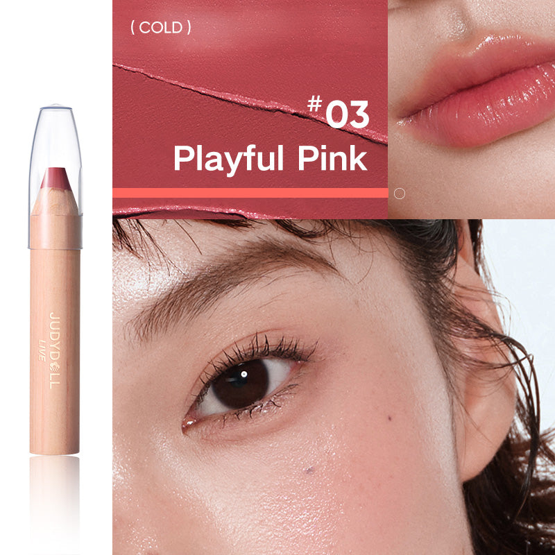 Lápiz de labios y mejillas 