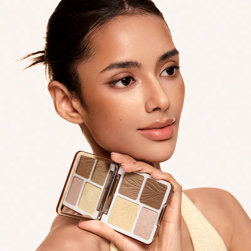 Judydoll 2 IN 1 Highlighter Contour Palette - #06 SUN TAN PALETTE