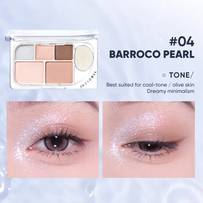 Judydoll DEW-SHINE 6-COLOR PALETTE