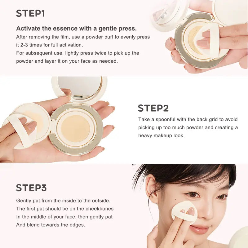 JudyDoll Moisturizing Cushion Foundation: 24H Hydration for Dry Skin