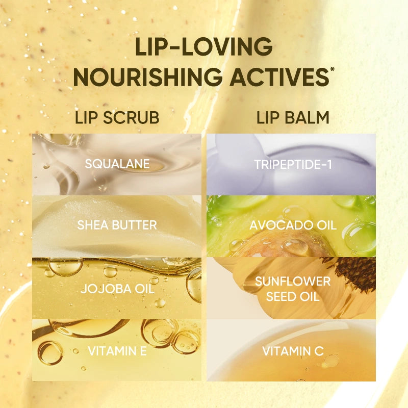 JudyDoll Lip Scrub & Balm Duo