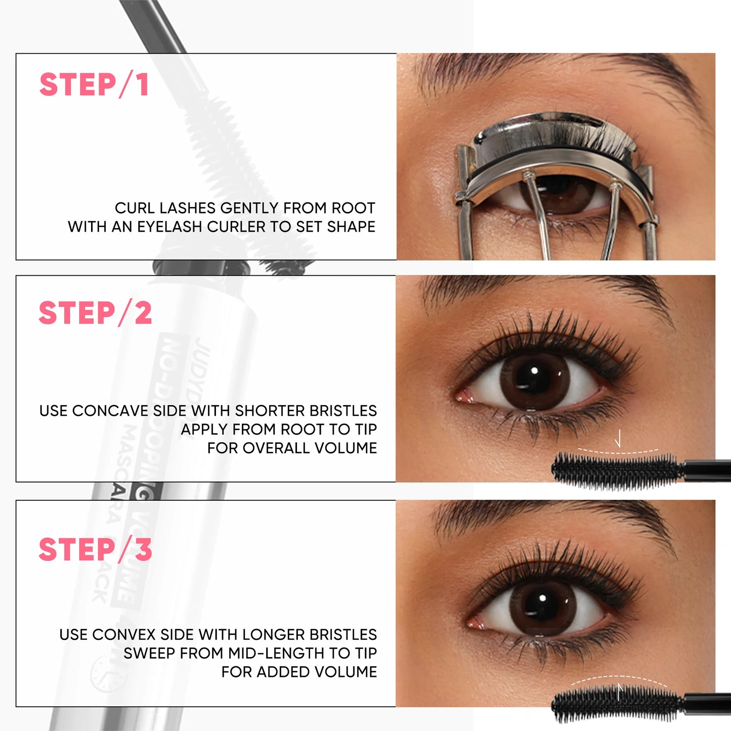 No-Drooping Volume Mascara