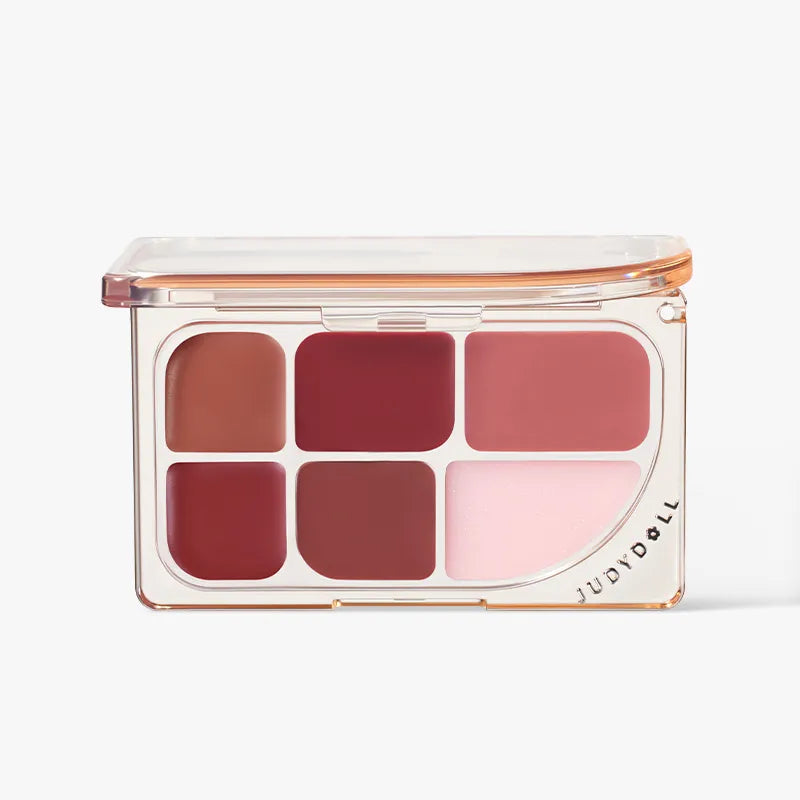 6-Color Multi-Use Lip Palette