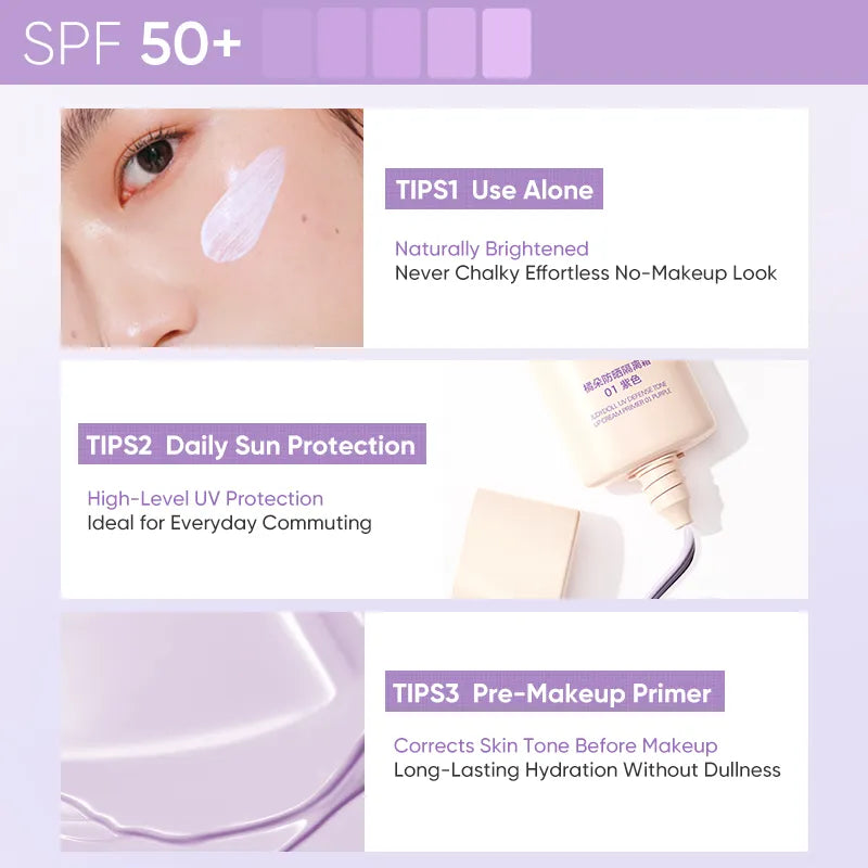 Purple Bandage Sunscreen Primer