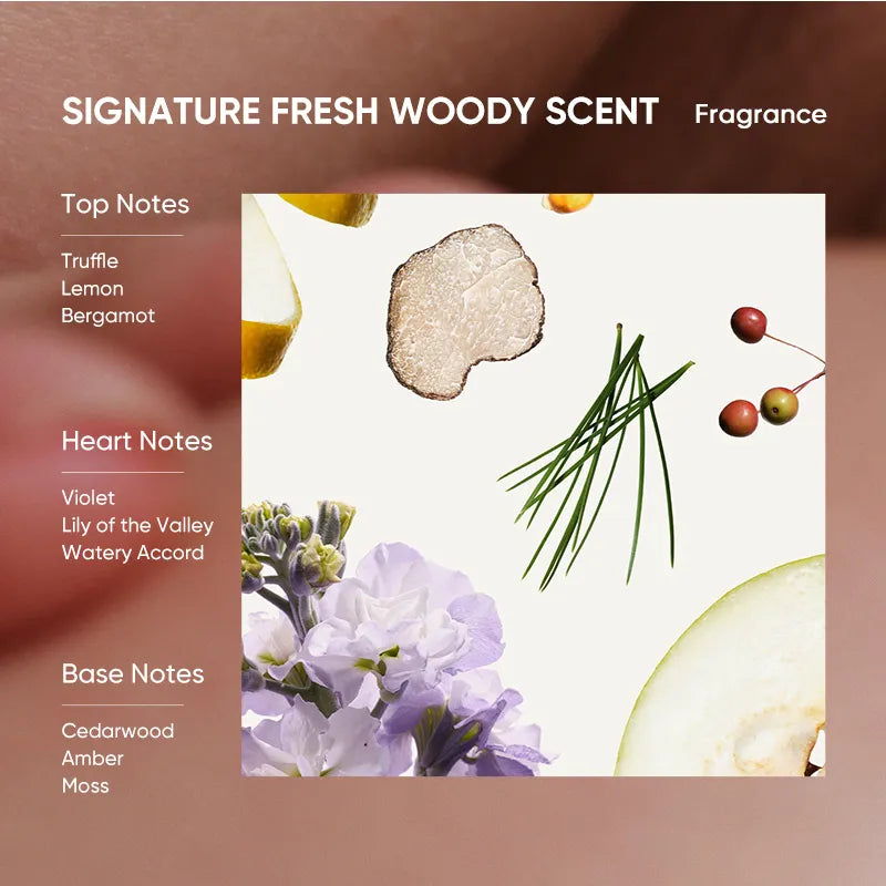 Lightweight truffle-infused serum for day and night care. Hydrates, repairs, and leaves skin dewy, smooth, and radiant with a seamless makeup finish.