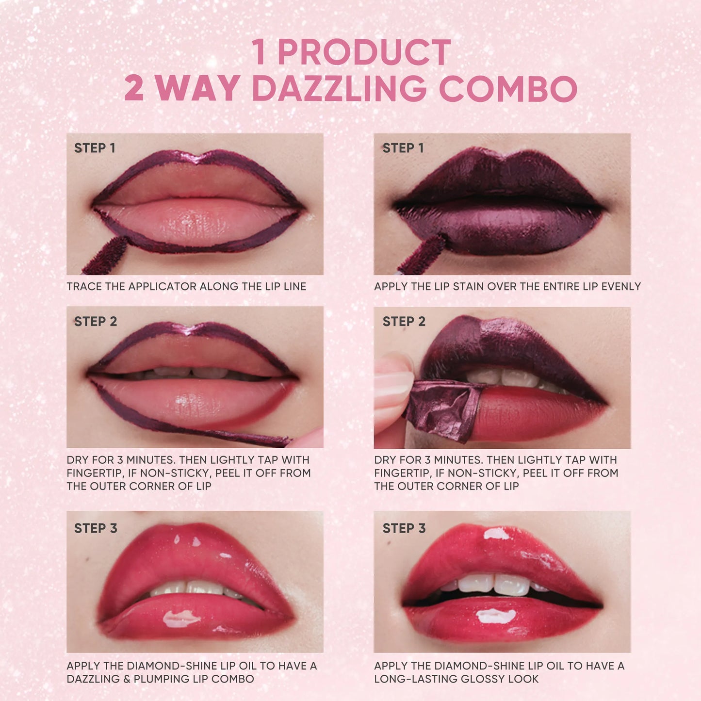 Peel Off Stain and Plumping Oil Duo