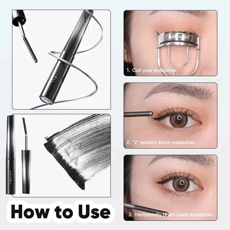 3D Curling Eyelash Iron Mascara-Large Volume