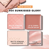 2 in 1 Blush Highlight Palette