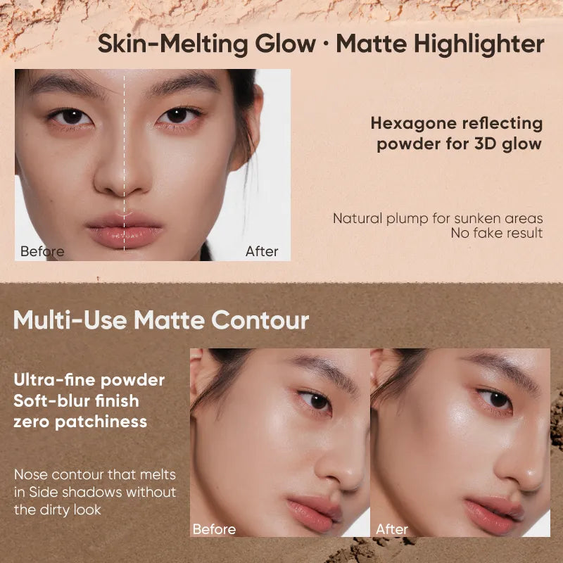 Judydoll-2 Shades Contour Palette