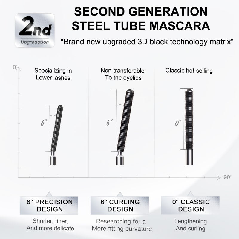 Judydoll3D Curling Eyelash Iron Waterproof and Smudge Proof Mascara