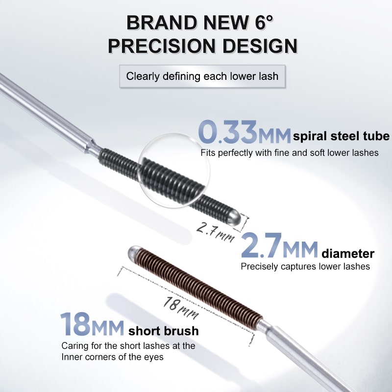 Judydoll-3D Curling Eyelash Iron Waterproof and Smudge Proof Mascara