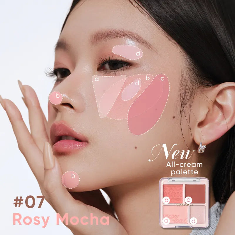 2 in 1 Blush Highlight Palette