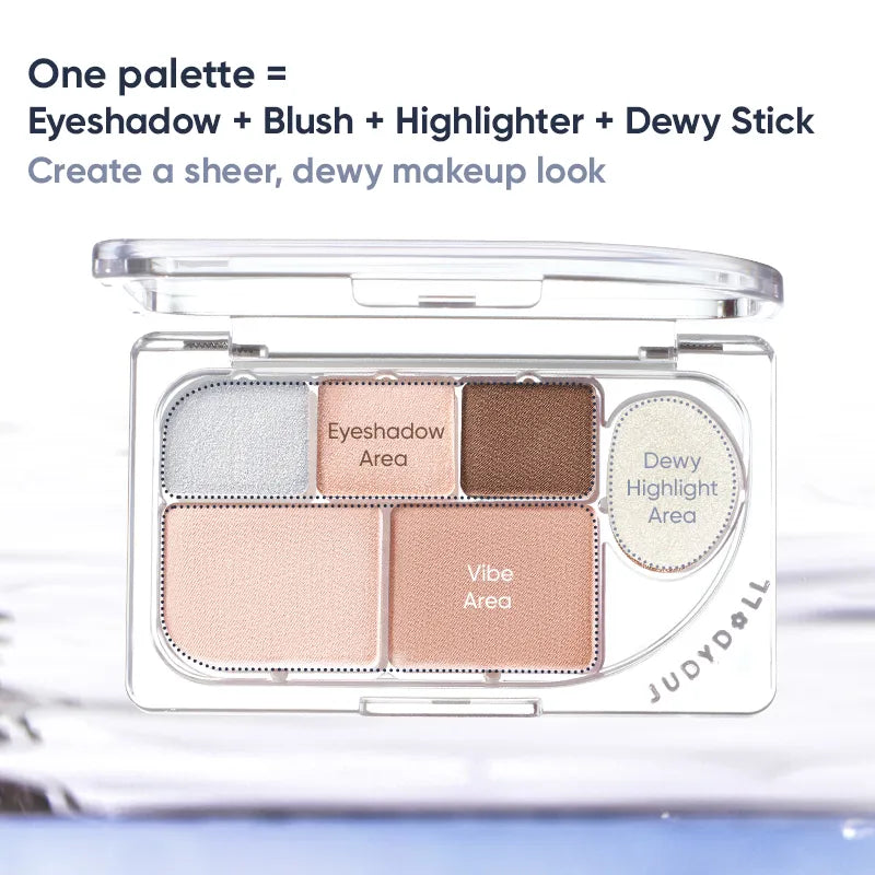 Judydoll DEW-SHINE 6-COLOR PALETTE