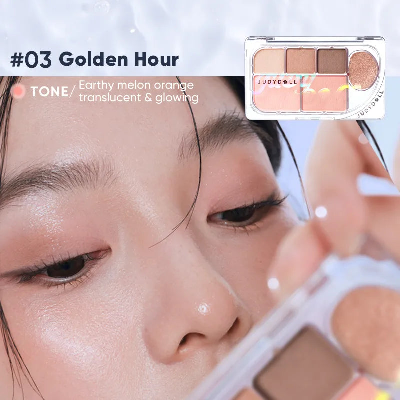 Judydoll DEW-SHINE 6-COLOR PALETTE