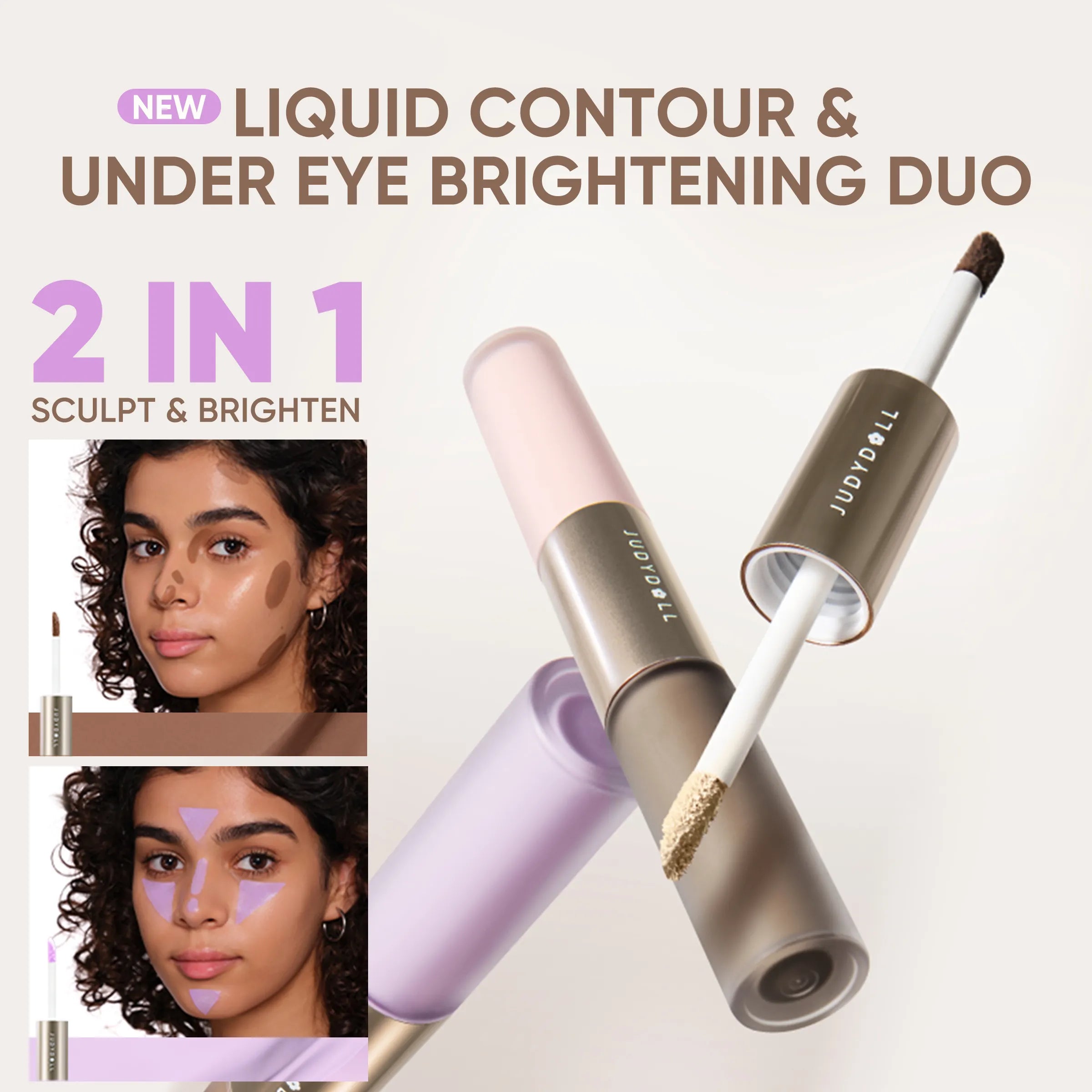 Judydoll Liquid Contour & Under Eye Brightening Duo