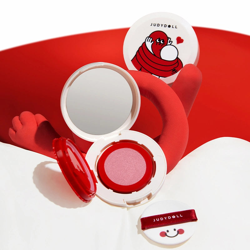 JudyDoll's Cozy Blush Cushion: Radiance in a Hug!