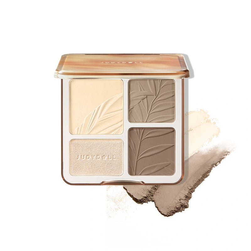 2 IN 1 Highlighter Contour Palette